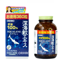 Dầu gan cá mập Squalene Orihiro 360 viên