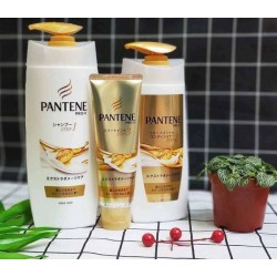 Bộ dầu gội Pantene Pro V màu vàng set 3 của Nhật