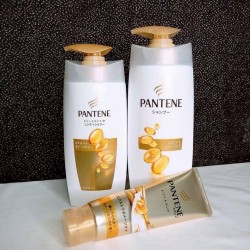 Bộ dầu gội Pantene Pro V màu vàng set 3 của Nhật