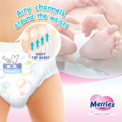 Bỉm Merries cho bé Nhật Bản