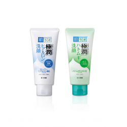 Sữa rửa mặt Hada Labo Gokujyun Face Wash tuýp màu xanh