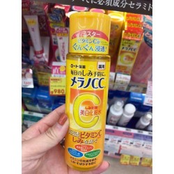 Nước hoa hồng dưỡng trắng da, trị thâm CC Melano Mentholatum Rohto Lotion 170ml