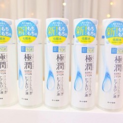 Nước hoa hồng Hada Labo Gokujyun Super Hyaluronic Acid màu trắng dưỡng ẩm