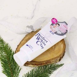 Sữa rửa mặt Shiseido Senka Perfect White Clay màu trắng  120g