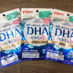 Viên uống bổ sung DHA Pigeon cho bà bầu và cho con bú 60 viên