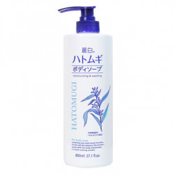  Sữa tắm dưỡng ẩm trắng da ý dĩ Hatomugi Moisturizing Washing 800ml Nhật Bản