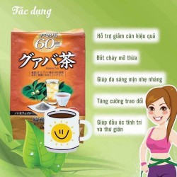 Trà lá ổi giảm cân Orihiro Guava Tea 60 gói Nhật Bản