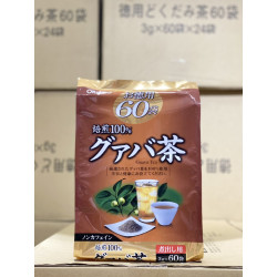 Trà lá ổi giảm cân Orihiro Guava Tea 60 gói Nhật Bản