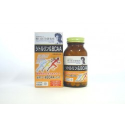 Viên uống tăng cơ, giảm mỡ Citrulline & BCAA Noguchi 240 viên Nhật Bản