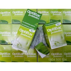 Men vi sinh OptiBac Probiotics xanh lá 30 gói đặc trị táo bón của Anh