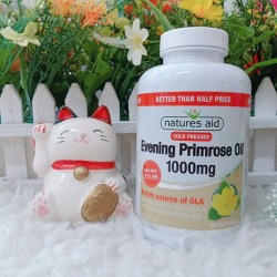 Tinh Dầu Hoa Anh Thảo Natures Aid Evening Primrose Oil 180 viên