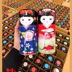 Trà xanh gạo lứt búp bê Maiko Nhật Bản