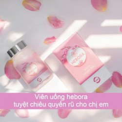 Viên uống thơm cơ thể Hebora Sakura 60 viên Nhật Bản 