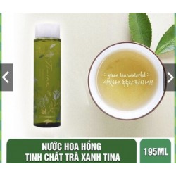 Nước hoa hồng tinh chất trà xanh Ti-ina 195ml