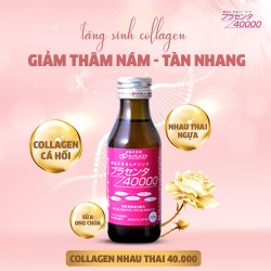Nước uống tinh chất nhau thai collagen Plan Do See Placenta 40000 (Hộp 10 chai x 100ml)