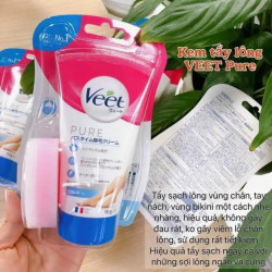 Kem tẩy lông Veet PURE dành cho da nhạy cảm 150g