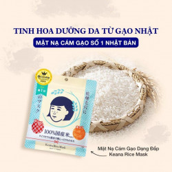 Mặt Nạ Cám Gạo Keana Rice Mask Nhật Bản 10 Miếng