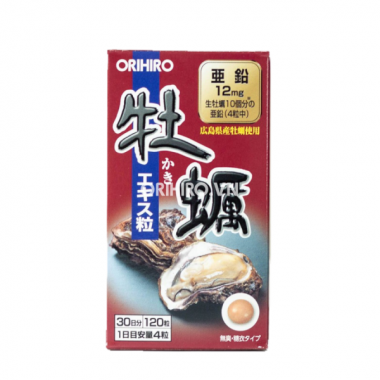 Tinh chất hàu tươi Orihiro - thải độc gan, bổ dương - 120 viên