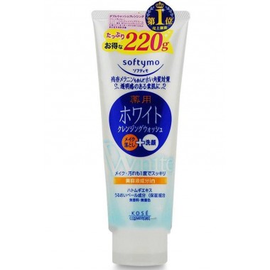 Sữa rửa mặt Kose softymo white 190g