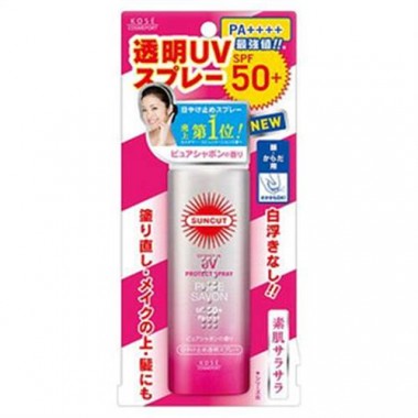 Xịt chống nắng Kose UV Protect Spray Pure Savon SPF50+