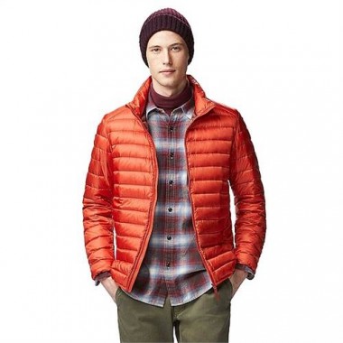 Áo lông vũ Uniqlo chống nước của nam không mũ mẫu 2015 - 2016