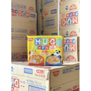 Mì mug Nissin Nhật Bản vị hải sản cho trẻ từ 1 tuổi