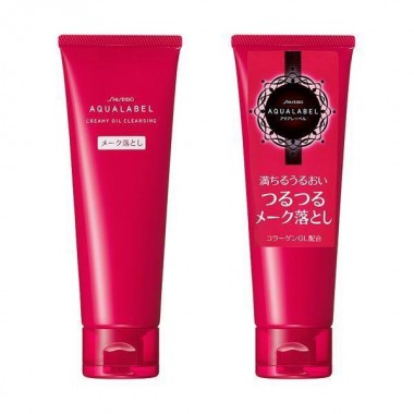 Sữa rửa mặt dưỡng ẩm Shiseido Aqualabel milky mousse foam màu đỏ