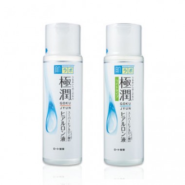 Nước hoa hồng Hada Labo Gokujyun Super Hyaluronic Acid màu trắng dưỡng ẩm