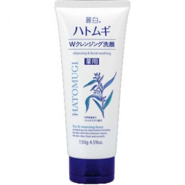 Sữa rửa mặt chiết xuất ý dĩ Hatomugi Naturie 130g