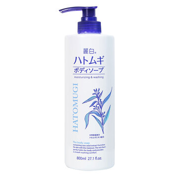  Sữa tắm dưỡng ẩm trắng da ý dĩ Hatomugi Moisturizing Washing 800ml Nhật Bản