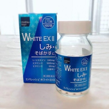 Viên uống trắng da trị nám White EX 270 viên 1000mg 