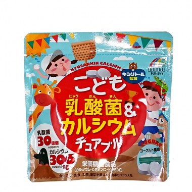 Kẹo bổ sung canxi và lactic cho bé Unimart Riken 90 viên Nhật Bản 
