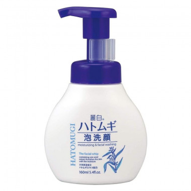 Sữa rửa mặt tạo bọt chiết xuất ý dĩ Hatomugi 160ml