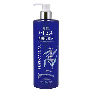 Nước hoa hồng Hatomugi màu xanh 500ml