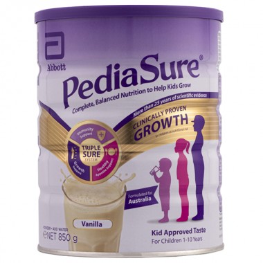 Sữa Pediasure Úc 850g cho trẻ biếng ăn từ 1-10 tuổi