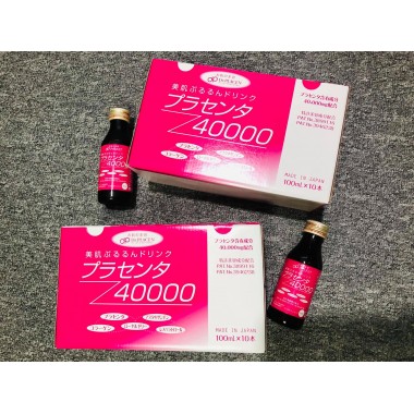 Nước uống tinh chất nhau thai collagen Plan Do See Placenta 40000 (Hộp 10 chai x 100ml)