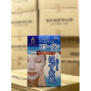 Mặt Nạ Kose Clear Turn White Mask hộp 5 miếng