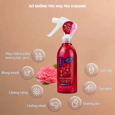 Xịt Dưỡng Tóc Hoa Trà KUMANO 250ml